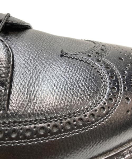 FLORSHEIM Imperial（フローシャイムインペリアル）FLORSHEIM Imperial (フローシャイムインペリアル) ロングウイングチップシューズ ブラック サイズ:SIZE 9 1/2の古着・服飾アイテム