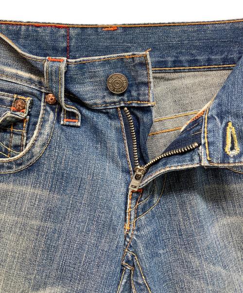 TRUE RELIGION（トゥルー レリジョン）TRUE RELIGION (トゥルー レリジョン) フレアデニムパンツ ブルー サイズ:W27の古着・服飾アイテム