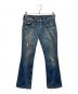 TRUE RELIGION（トゥルー レリジョン）の古着「フレアデニムパンツ」｜ブルー