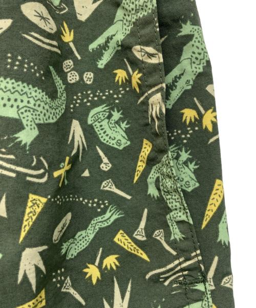 Patagonia（パタゴニア）Patagonia (パタゴニア) バギーズ・ショーツ5インチ ワニ柄 ブラウン サイズ:Mの古着・服飾アイテム