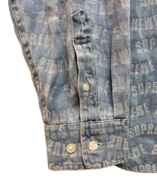SUPREME（シュプリーム）Supreme (シュプリーム) 22SS Arc Jacquard Denim Shirt インディゴ サイズ:Mの古着・服飾アイテム