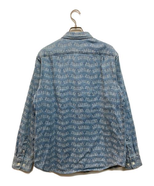 SUPREME（シュプリーム）Supreme (シュプリーム) 22SS Arc Jacquard Denim Shirt インディゴ サイズ:Mの古着・服飾アイテム