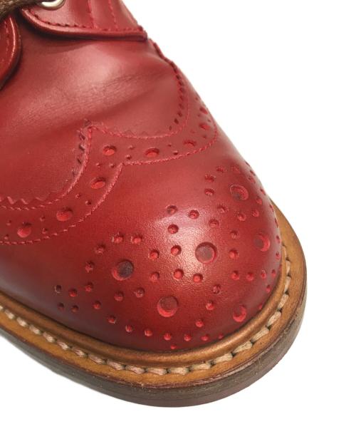 Tricker's（トリッカーズ）Tricker's (トリッカーズ) Leather Soul (レザーソール) 別注KESWICK ウィングチップシューズ レッド サイズ:６1/2の古着・服飾アイテム