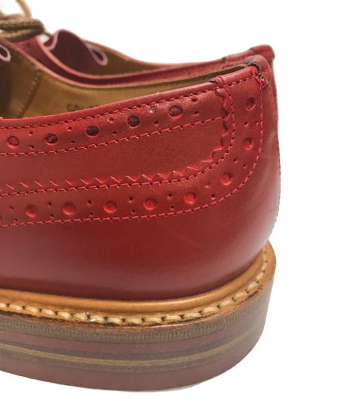 Tricker's（トリッカーズ）Tricker's (トリッカーズ) Leather Soul (レザーソール) 別注KESWICK ウィングチップシューズ レッド サイズ:６1/2の古着・服飾アイテム