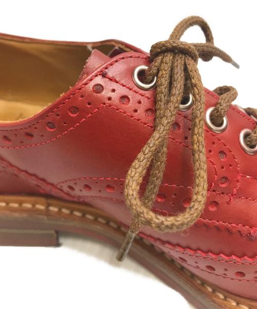 Tricker's（トリッカーズ）Tricker's (トリッカーズ) Leather Soul (レザーソール) 別注KESWICK ウィングチップシューズ レッド サイズ:６1/2の古着・服飾アイテム