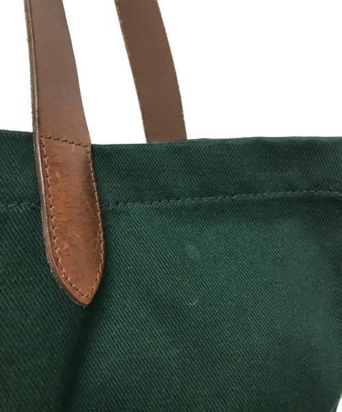 POLO RALPH LAUREN（ポロ・ラルフローレン）POLO RALPH LAUREN (ポロ・ラルフローレン) Poloベアツイルショッパートート グリーンの古着・服飾アイテム