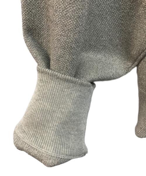 UNITED ARROWS（ユナイテッドアローズ）UNITED ARROWS (ユナイテッドアローズ) ラメ クルーネック スウェット ニット グレー サイズ:-の古着・服飾アイテム