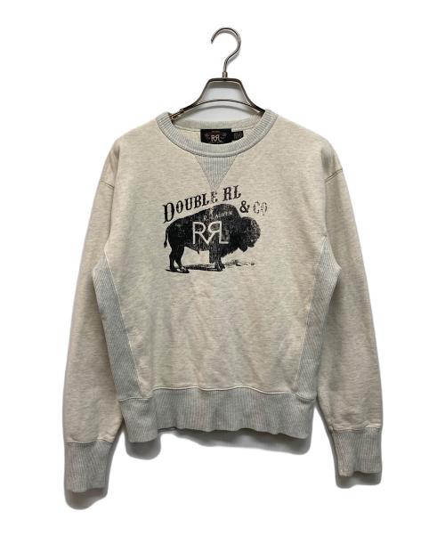 RRL（ダブルアールエル）RRL (ダブルアールエル) バッファロートレーナー ベージュ サイズ:Sの古着・服飾アイテム
