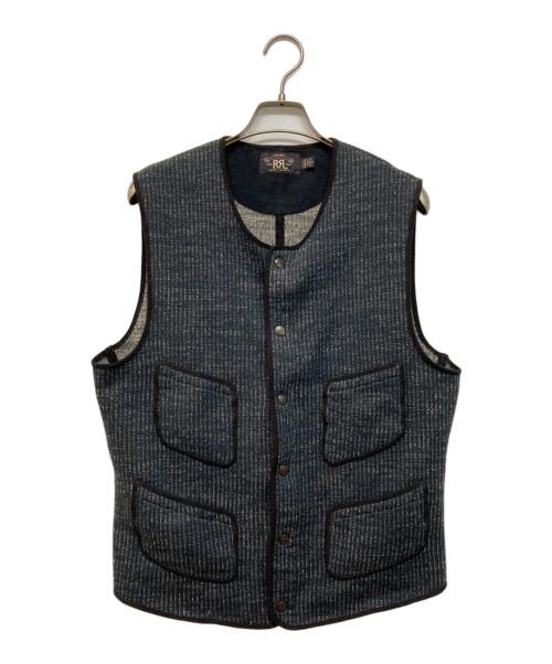 RRL（ダブルアールエル）RRL (ダブルアールエル) Brown's Beach VEST グレー サイズ:Mの古着・服飾アイテム