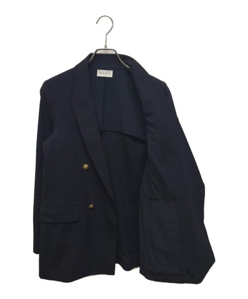 PLST（プラステ）PLST (プラステ) ダブルブレストジャケット ネイビー サイズ:Sの古着・服飾アイテム