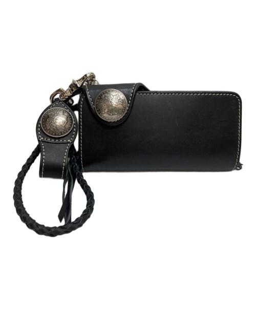 DEGNER（デグナー）DEGNER (デグナー) レザーウォレット ブラックの古着・服飾アイテム