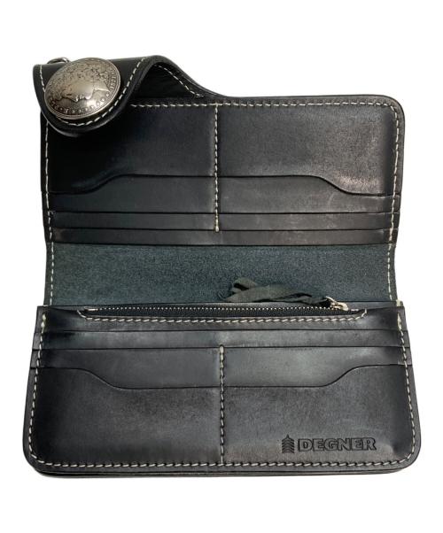 DEGNER（デグナー）DEGNER (デグナー) レザーウォレット ブラックの古着・服飾アイテム