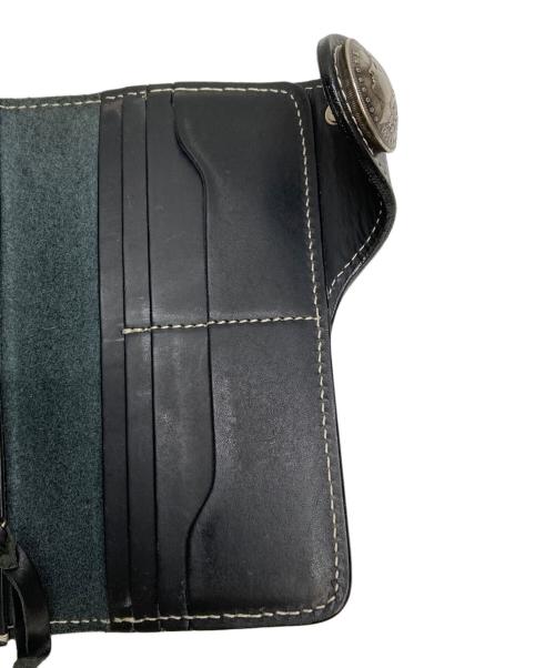 DEGNER（デグナー）DEGNER (デグナー) レザーウォレット ブラックの古着・服飾アイテム
