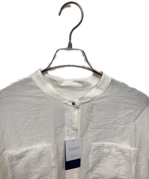 SHIPS（シップス）SHIPS (シップス) シルク混 シアー 羽織 シャツ ホワイト サイズ:Free 未使用品の古着・服飾アイテム