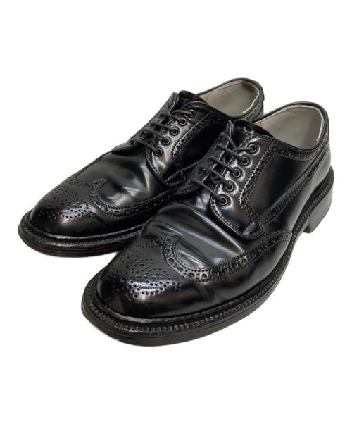 Alden（オールデン）ALDEN (オールデン) コードバンウィングチップシューズ ブラック サイズ:６1/2の古着・服飾アイテム