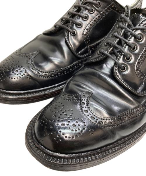 Alden（オールデン）ALDEN (オールデン) コードバンウィングチップシューズ ブラック サイズ:６1/2の古着・服飾アイテム