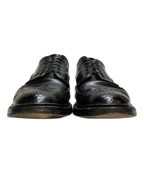Alden（オールデン）ALDEN (オールデン) コードバンウィングチップシューズ ブラック サイズ:６1/2の古着・服飾アイテム