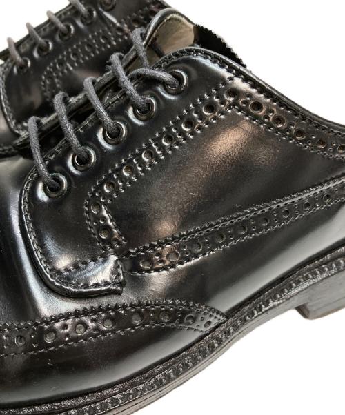 Alden（オールデン）ALDEN (オールデン) コードバンウィングチップシューズ ブラック サイズ:６1/2の古着・服飾アイテム