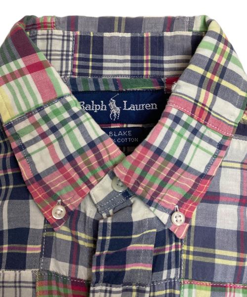 RALPH LAUREN（ラルフローレン）RALPH LAUREN (ラルフローレン) パッチワークS/Sシャツ マルチカラー サイズ:Mの古着・服飾アイテム