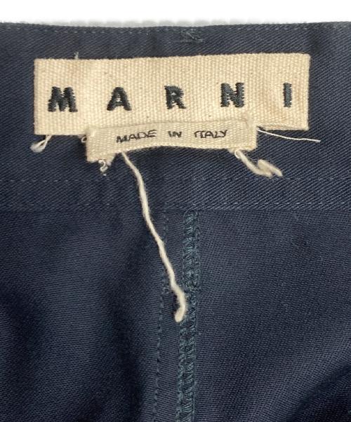 MARNI（マルニ）MARNI (マルニ) バック切り替えストレートチノパンツ ネイビー サイズ:48の古着・服飾アイテム