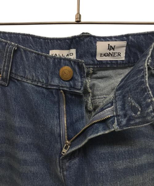 VALLAD（バラッド）VALLAD (バラッド) LONER ファニースティッチ ジーンズ ブルー サイズ:Mの古着・服飾アイテム