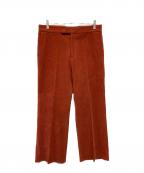 GUCCIグッチ）の古着「コーデュロイパンツ」｜ブラウン