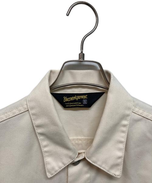 BLUCO WORK GARMENT（ブルコ ワーク ガーメント）BLUCO WORK GARMENT (ブルコ ワーク ガーメント) トラッカージャケット 3RDタイプ ホワイト サイズ:Sの古着・服飾アイテム