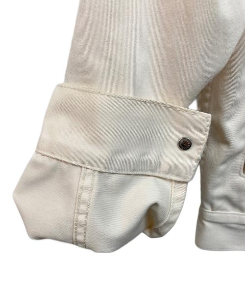 BLUCO WORK GARMENT（ブルコ ワーク ガーメント）BLUCO WORK GARMENT (ブルコ ワーク ガーメント) トラッカージャケット 3RDタイプ ホワイト サイズ:Sの古着・服飾アイテム