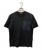 HERNOヘルノ）の古着「LAMINAR COMPACT JERSEY TSHIRT」｜ブラック