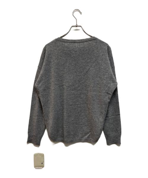 Leilian（レリアン）Leilian (レリアン) カシミヤニット グレー サイズ:SIZE 9 未使用品の古着・服飾アイテム