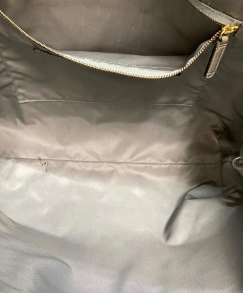 Felisi（フェリージ）Felisi (フェリージ) クロコ型押し レザー トートバック グレーの古着・服飾アイテム