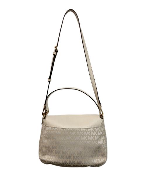MICHAEL KORS（マイケル・コース）MICHAEL KORS (マイケルコース) 2WAYショルダーバッグ アイボリーの古着・服飾アイテム