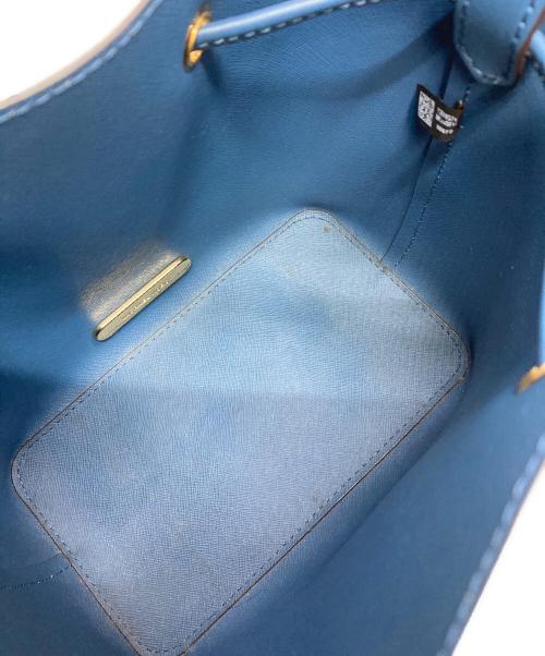 MICHAEL KORS（マイケル・コース）MICHAEL KORS (マイケルコース) 2WAYショルダーバッグ ブルーの古着・服飾アイテム