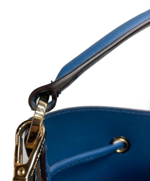 MICHAEL KORS（マイケル・コース）MICHAEL KORS (マイケルコース) 2WAYショルダーバッグ ブルーの古着・服飾アイテム