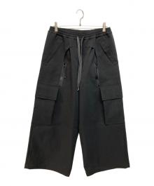 yoshio kubo（ヨシオクボ）の古着「Temple マルチポケット パンツ」｜ブラック