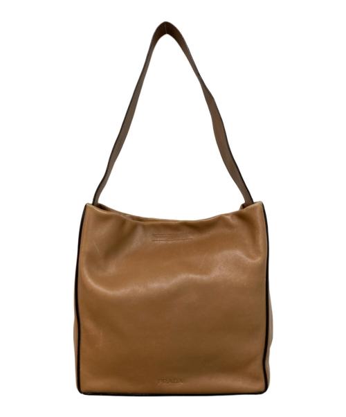 PRADA（プラダ）PRADA (プラダ) ハンドバッグ ブラウンの古着・服飾アイテム