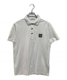 STONE ISLAND（ストーンアイランド）の古着「ポロシャツ」｜ホワイト