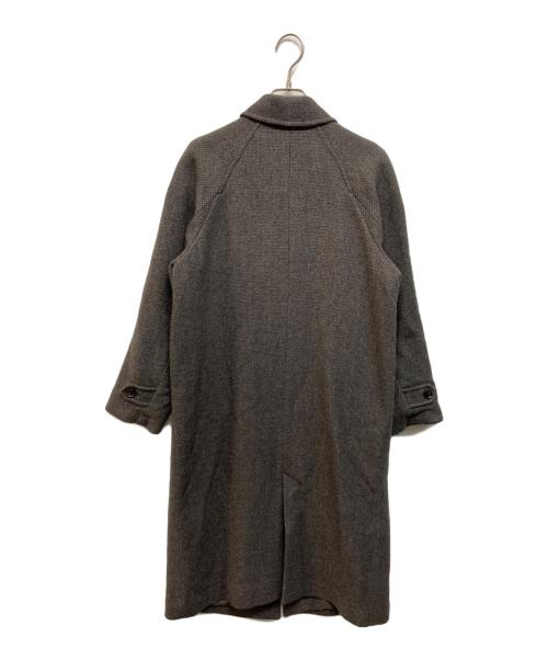 HUMAN WOMAN（ヒューマンウーマン）HUMAN WOMAN (ヒューマンウーマン) ライトウールステンカラーコート ブラウン サイズ:Mの古着・服飾アイテム