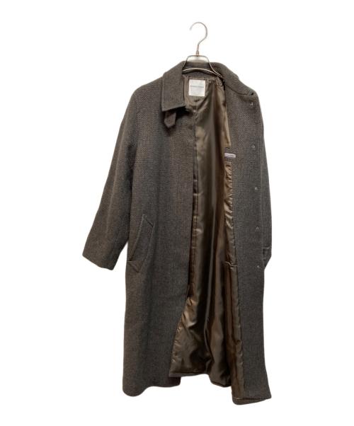 HUMAN WOMAN（ヒューマンウーマン）HUMAN WOMAN (ヒューマンウーマン) ライトウールステンカラーコート ブラウン サイズ:Mの古着・服飾アイテム