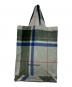 BLAMINK（ブラミンク）の古着「ローデンチェックトートバッグ」｜グレー×グリーン