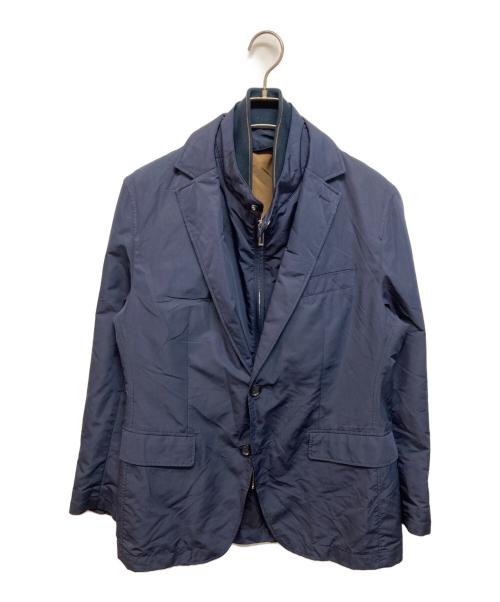 BOSS HUGO BOSS（ボス ヒューゴボス）BOSS HUGO BOSS (ボス ヒューゴボス) 撥水2Bジャケット ネイビー サイズ:48の古着・服飾アイテム
