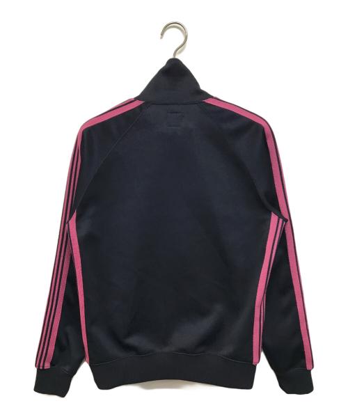 Needles（ニードルズ）Needles (ニードルズ) Track Jacket - Poly Smooth ネイビー×ピンク サイズ:XSの古着・服飾アイテム