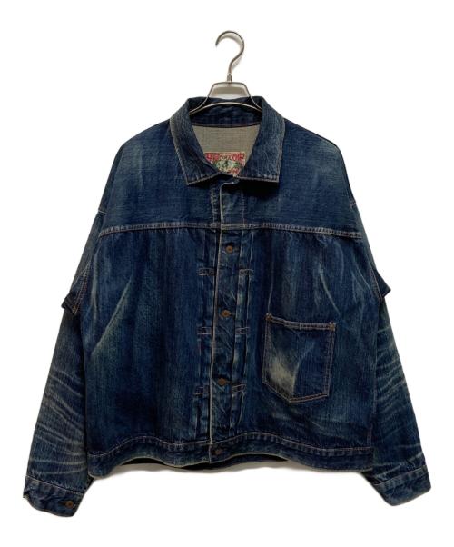 SAINT MICHAEL（セントマイケル）SAINT MICHAEL (セントマイケル) BerBerJin (ベンベルジン) 24SS DENIM JACKET FIRST BLUE インディゴ サイズ:SIZE XLの古着・服飾アイテム