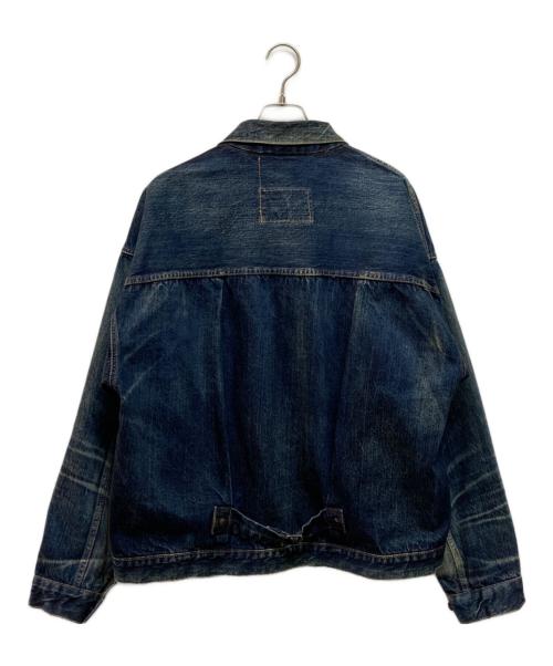 SAINT MICHAEL（セントマイケル）SAINT MICHAEL (セントマイケル) BerBerJin (ベンベルジン) 24SS DENIM JACKET FIRST BLUE インディゴ サイズ:SIZE XLの古着・服飾アイテム