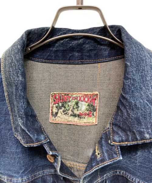 SAINT MICHAEL（セントマイケル）SAINT MICHAEL (セントマイケル) BerBerJin (ベンベルジン) 24SS DENIM JACKET FIRST BLUE インディゴ サイズ:SIZE XLの古着・服飾アイテム