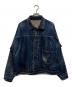 SAINT MICHAEL（セントマイケル）の古着「24SS DENIM JACKET FIRST BLUE」｜インディゴ