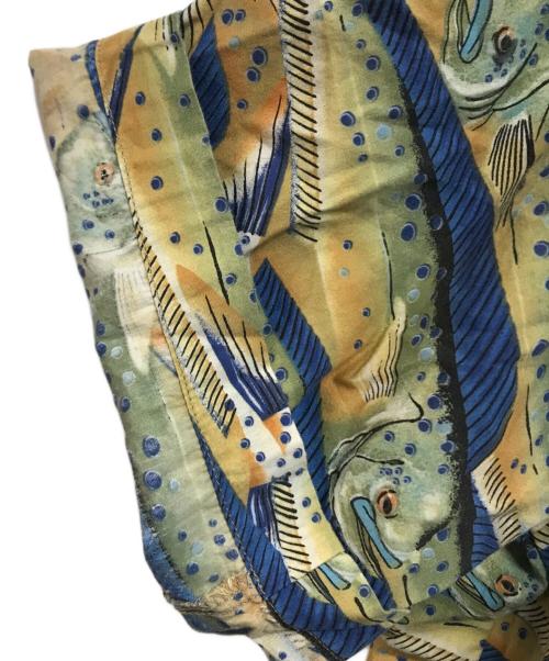 pataloha（パタロハ）pataloha (パタロハ) マヒマヒ柄アロハシャツ ブルー サイズ:Sの古着・服飾アイテム