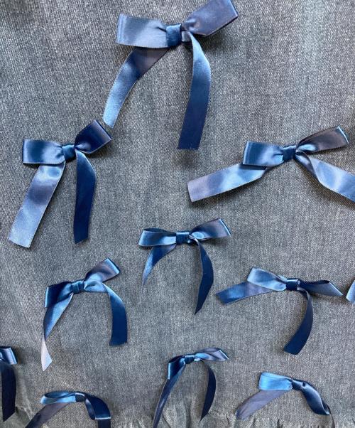 Sister Jane（シスタージェーン）Sister Jane (シスタージェーン) Lyrical Bow Mini Dress インディゴ サイズ:Sの古着・服飾アイテム