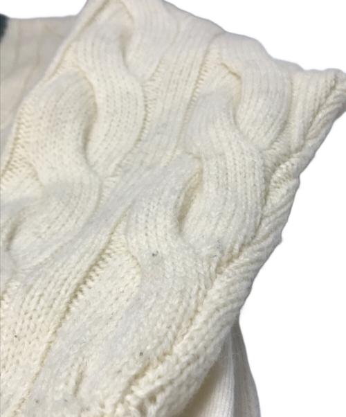 BROOKS BROTHERS（ブルックスブラザーズ）BROOKS BROTHERS (ブルックスブラザーズ) テニスカーディガン ベージュ サイズ:SIZE Mの古着・服飾アイテム