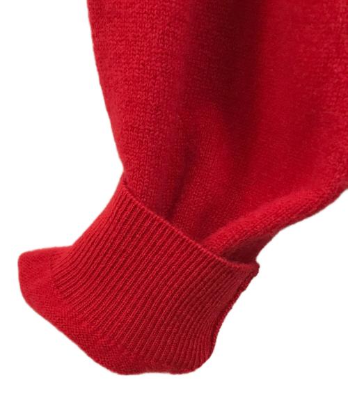 DANTON（ダントン）DANTON (ダントン) LAMBS WOOL V NECK CARDIGAN レッド サイズ:42 未使用品の古着・服飾アイテム